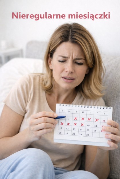 Nieregularne miesiączki